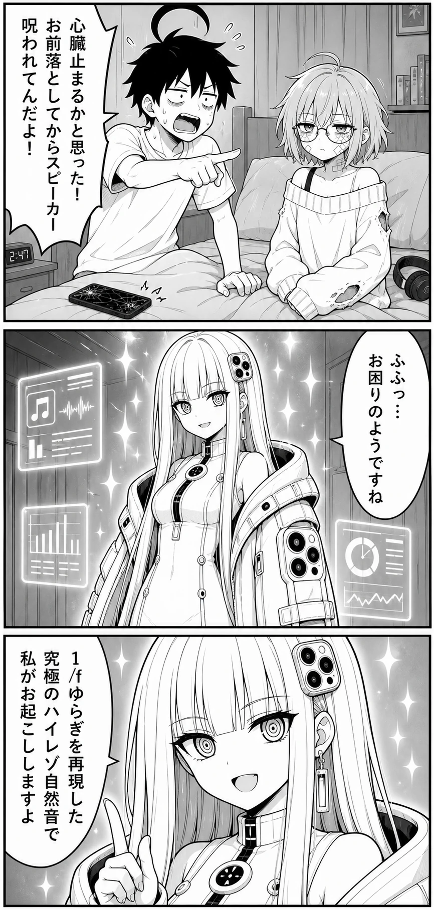 バキスマちゃん 第3話 絶対に起きたい朝のアラーム 2ページ