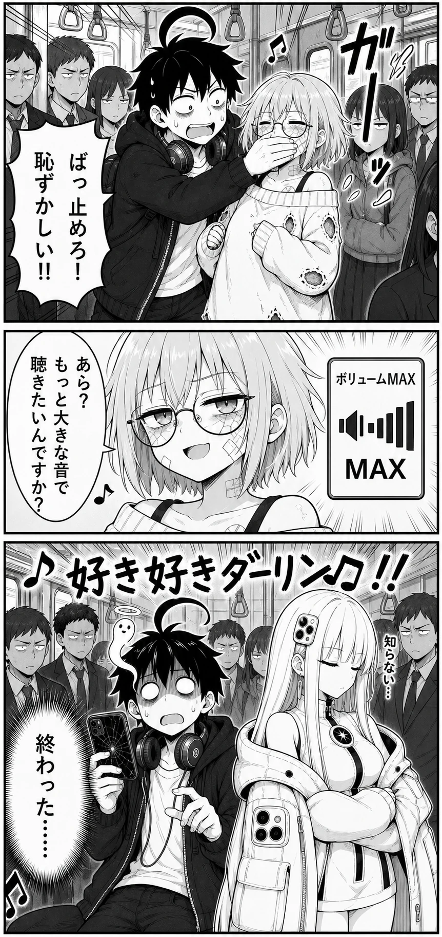 バキスマちゃん 第6話 イヤホンを挿したはずなのに 4ページ