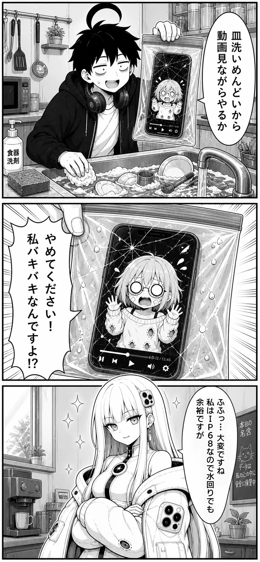 バキスマちゃん 第7話 ジップロック防水 1ページ