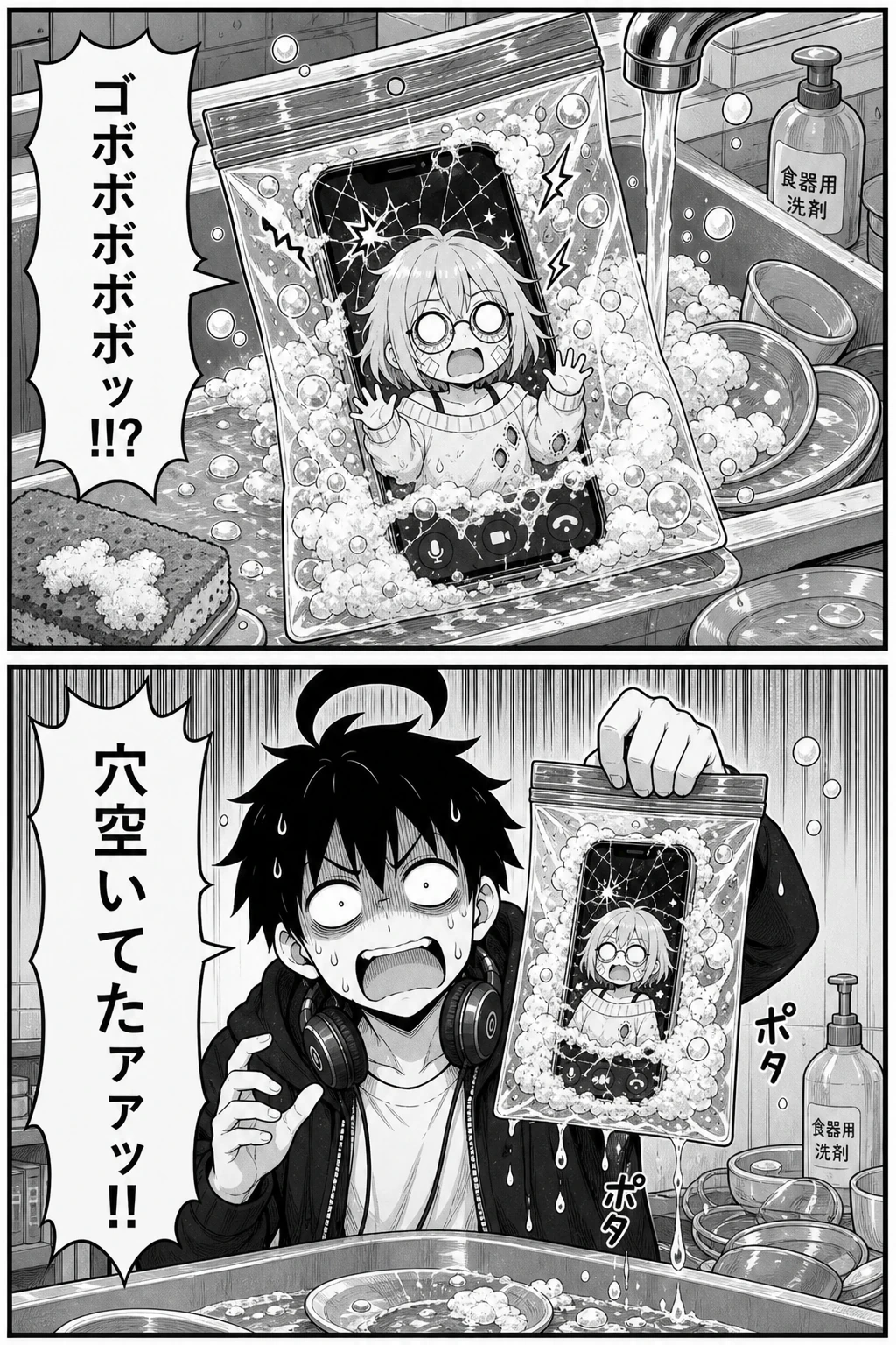 バキスマちゃん 第7話 ジップロック防水 3ページ