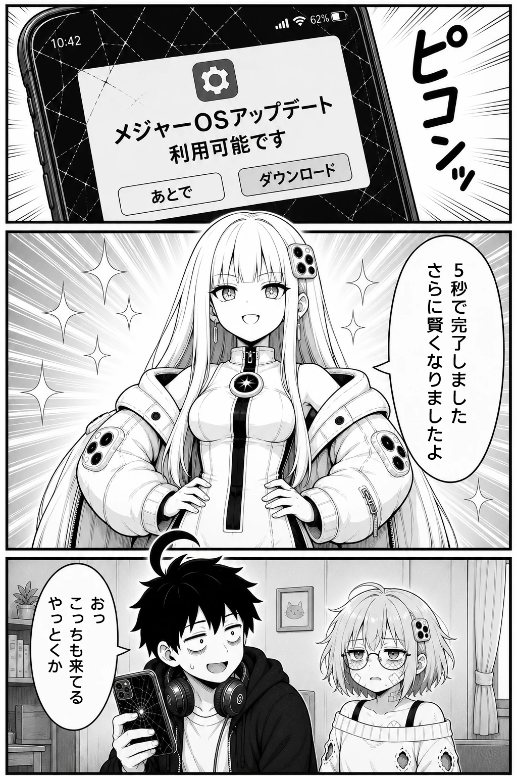 バキスマちゃん 第8話 OSアップデート手術 1ページ
