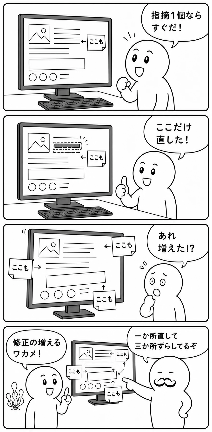 今日もバグってる 第15話 ここだけ修正 1ページ