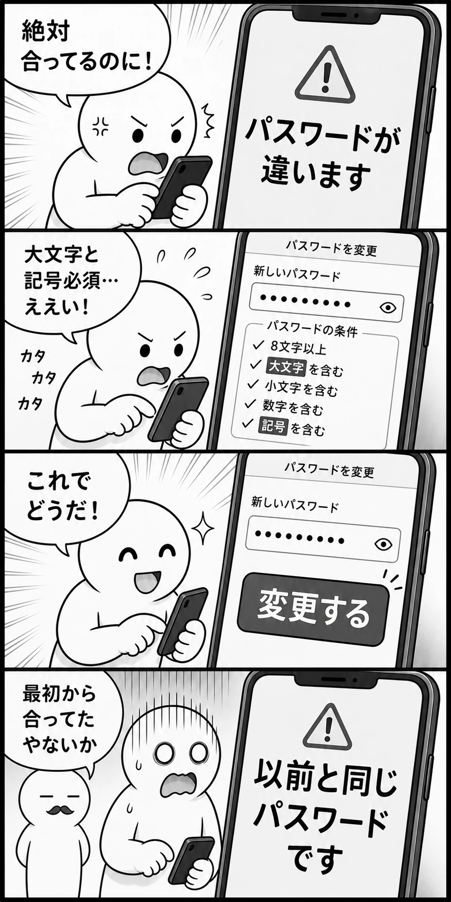今日もバグってる 第40話 パスワード変更 1ページ