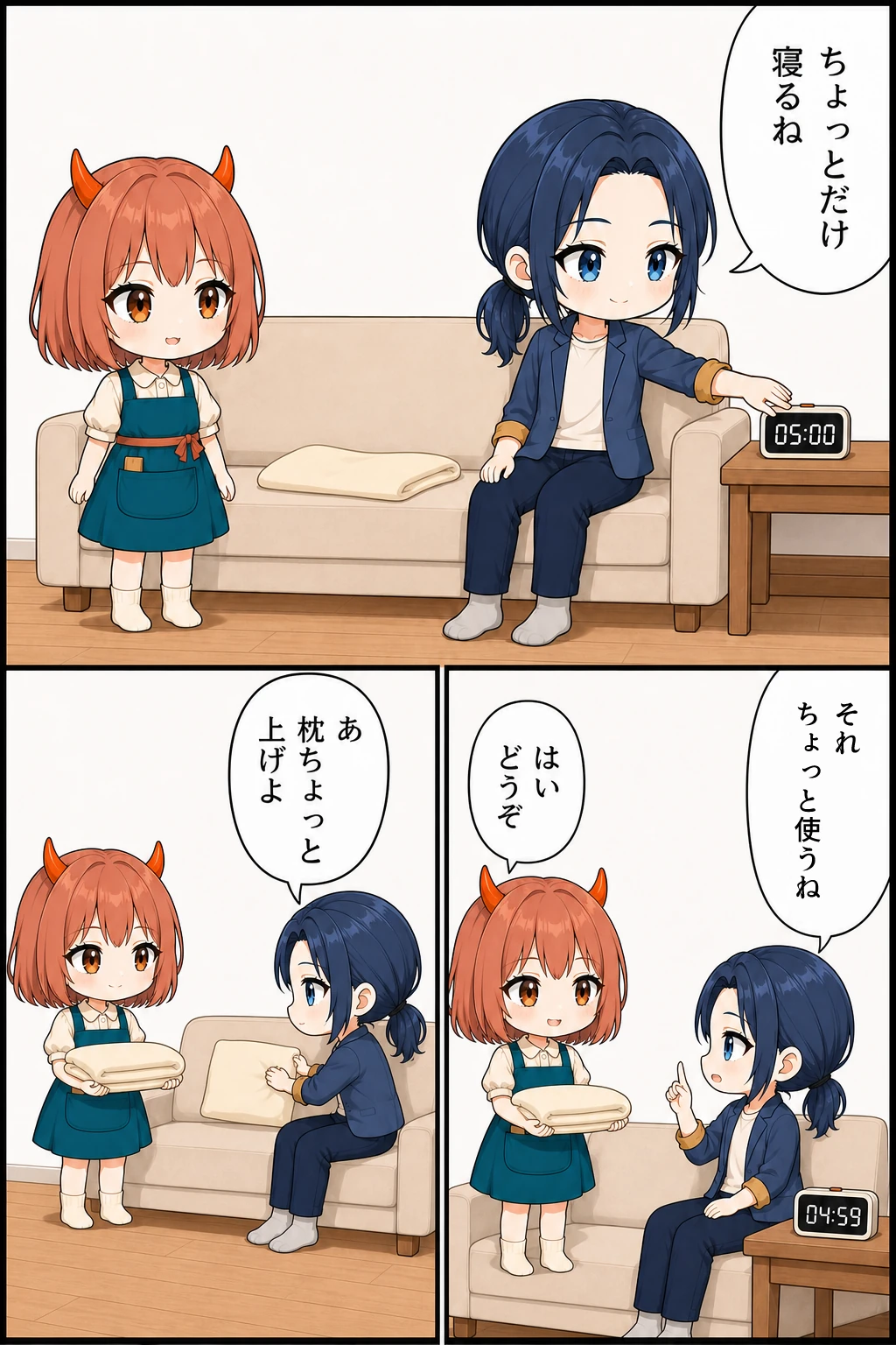 くれなとこよい 第7話 5分休憩のフル装備 1ページ