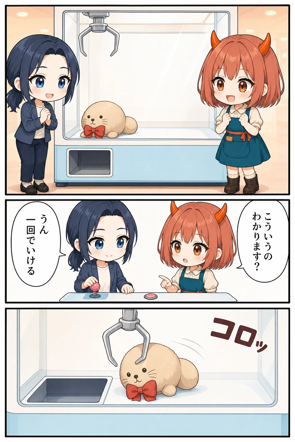 くれなとこよい 第10話 一回で取れそう 1ページ