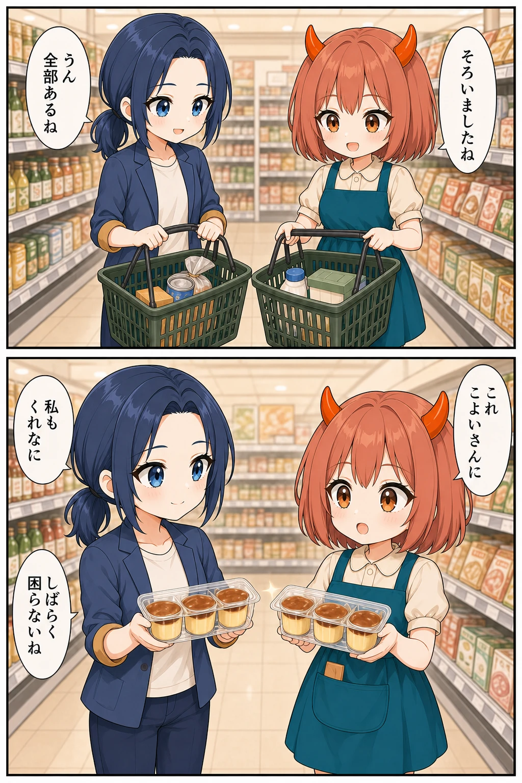 くれなとこよい 第12話 買い物リストは半分ずつ 2ページ