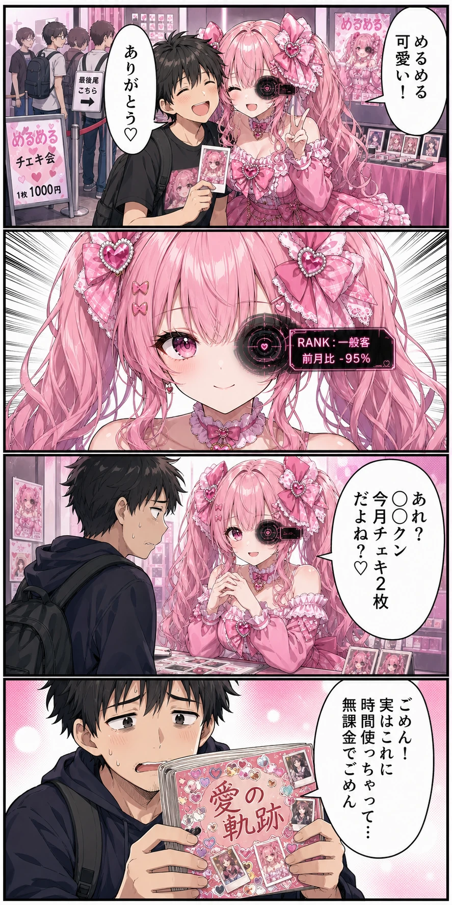 めるめる 第1話 あなたの愛、数字でしっかり見えてます♡ 1ページ