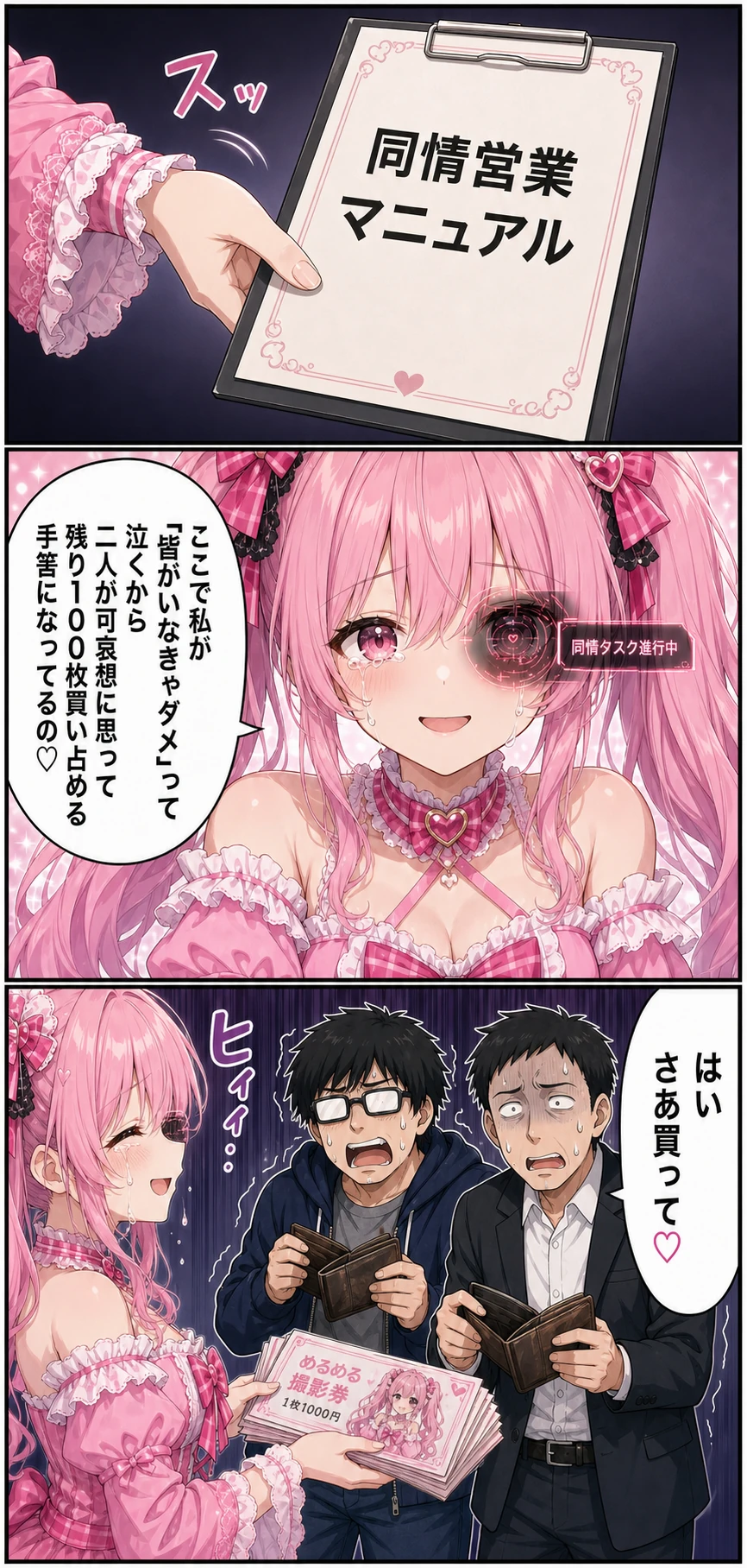 めるめる 第9話 ワンマン前日に泣き出したアイドル 2ページ