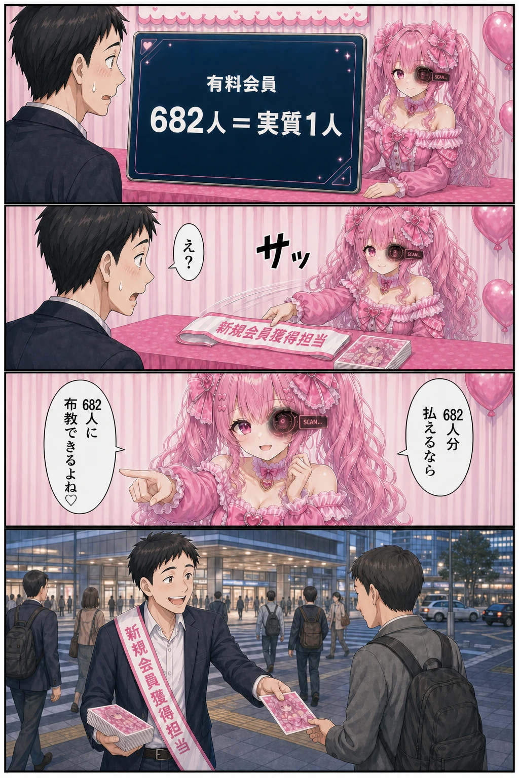 めるめる 第11話 太客では買えない1000人 2ページ